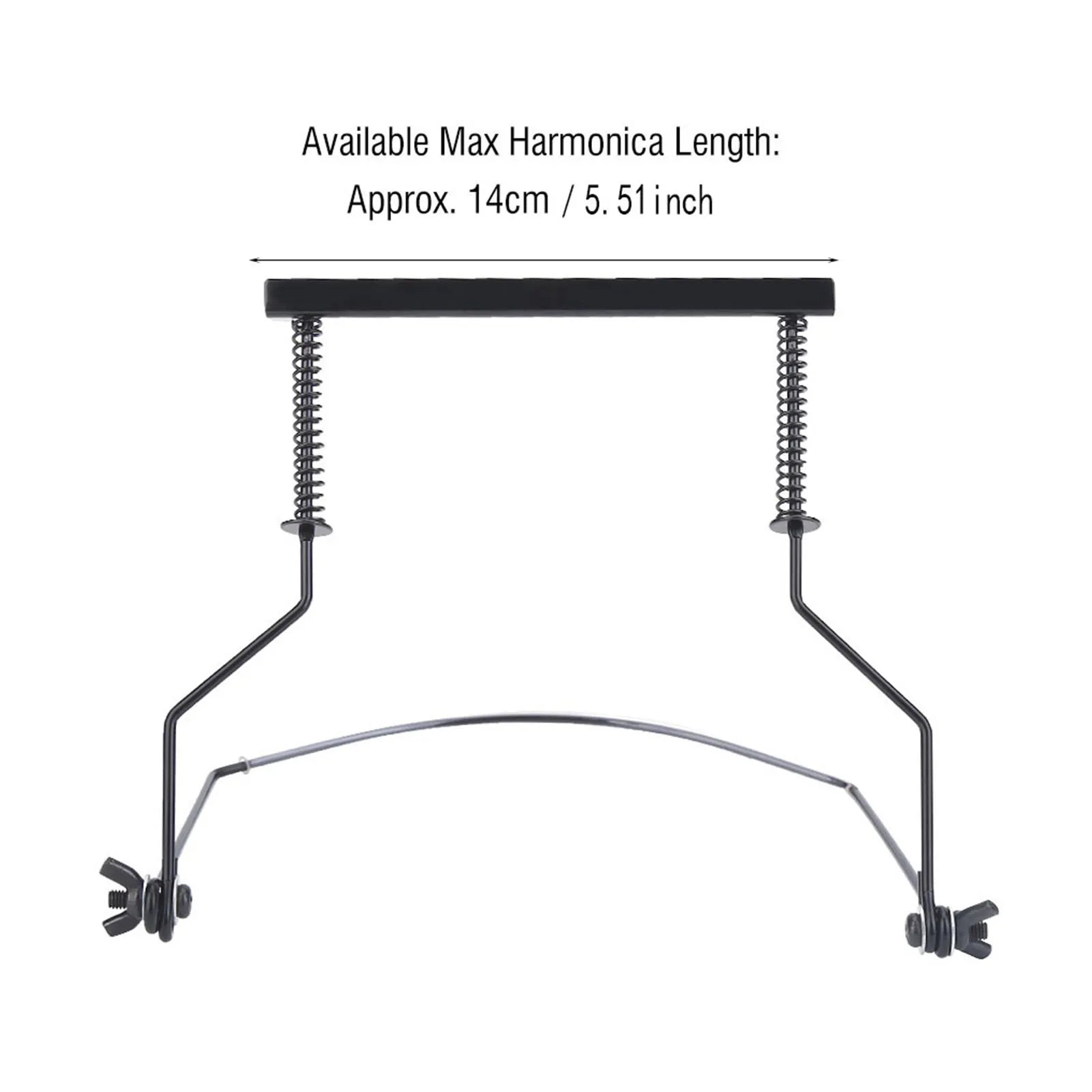 Adjustable Harmonica Neck Holder Rack &ndash; Durable Metal Frame