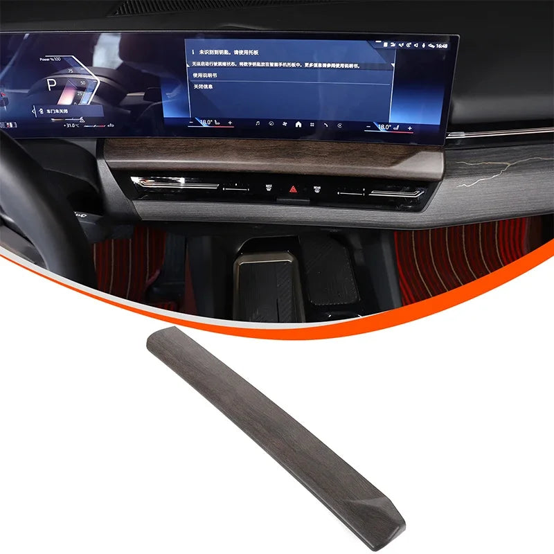 Autocolante de Painel Inferior em Fibra de Carbono ABS para BMW Série 5 G60