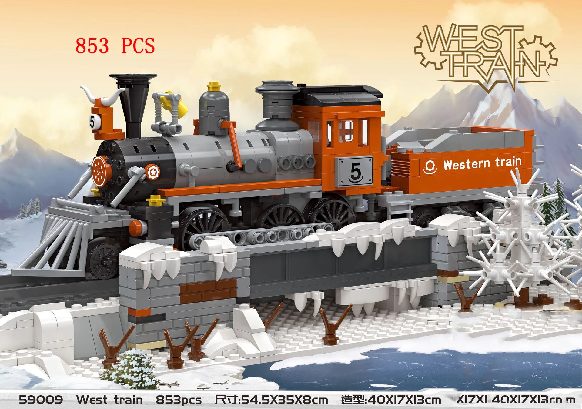 City Train Set Steam Vehicle Cargo Rail &ndash; Lego Compatible