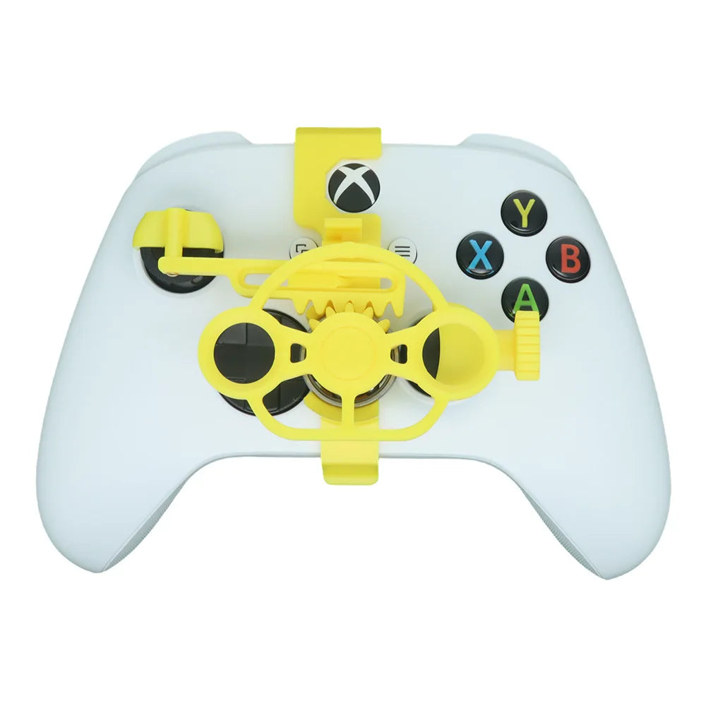 3D Printed Mini Steering Wheel for Xbox Series X/S Racing Games Tempered