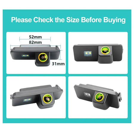 SMARTOUR 180 Degree Car Rear View Camera for VW GOLF POLO PASSAT 5 SCIROCCO EOS LUPO CC POLO(2 Cage) PHAETON BEETLE SEAT VARIANT by InterCyprus Trading Ltd