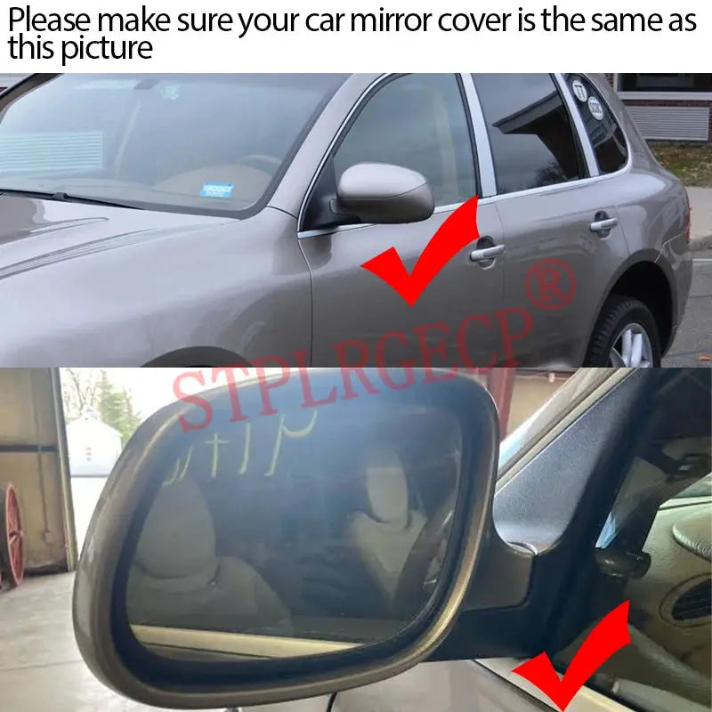 Driver Passenger Rearview Side Mirror Lens Door Wing Mirrors Glass with Heating for Porsche Cayenne 955 Pre-facelift 2002-2007 by InterCyprus Trading Ltd