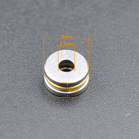 F2.5-6M Thrust Ball Bearing 2.5x6x3mm - Miniature Precision