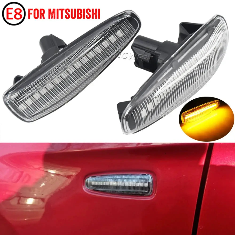 Dynamic Turn Signal Side Marker Sequential Light For Mitsubishi Lancer Evolution Evo X Outlander Sport RVR ASX Mirage 2014-2019 by InterCyprus Trading Ltd