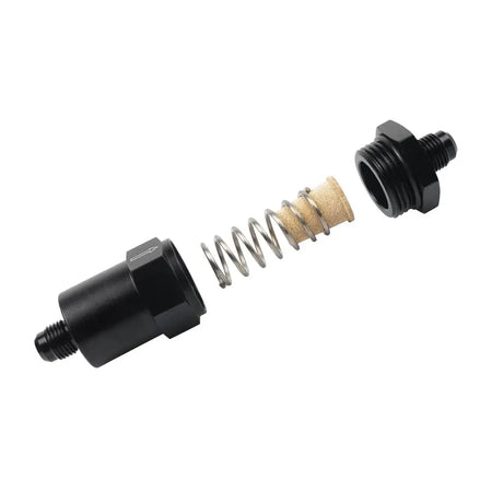 Aluminum 6AN Black Billet Inline Fuel Filter 30 Micron by InterCyprus Trading Ltd