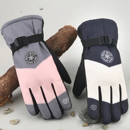 Ski Gloves for Men and Women &ndash; Waterproof Thermal Mittens