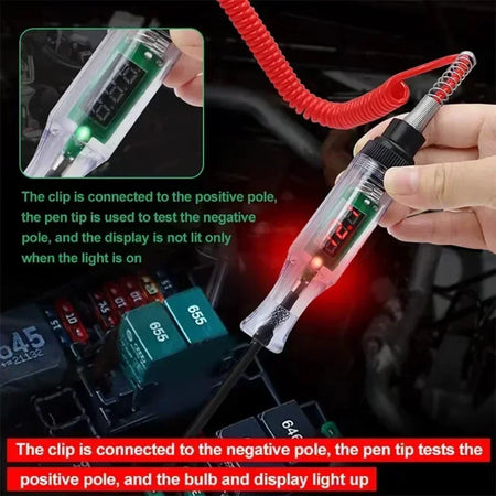High Quality Car Truck Circuit Tester 6V-24V DC Digital Display | Auto Diagnostic Tool