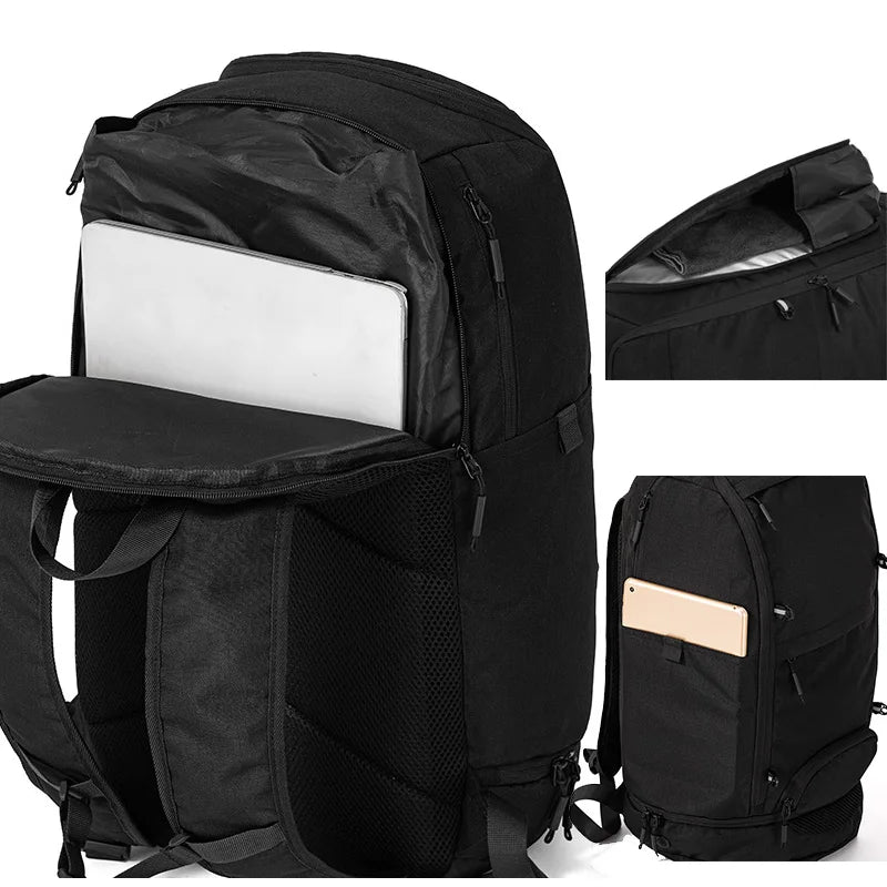 Soccer Basketball Backpack With Shoes Pack &ndash; Large Capacity