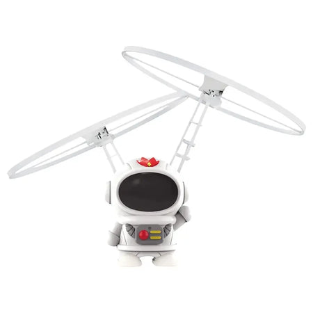 Mini Astronaut Drone &ndash; USB Charging Flying Robot Toy White Astronaut