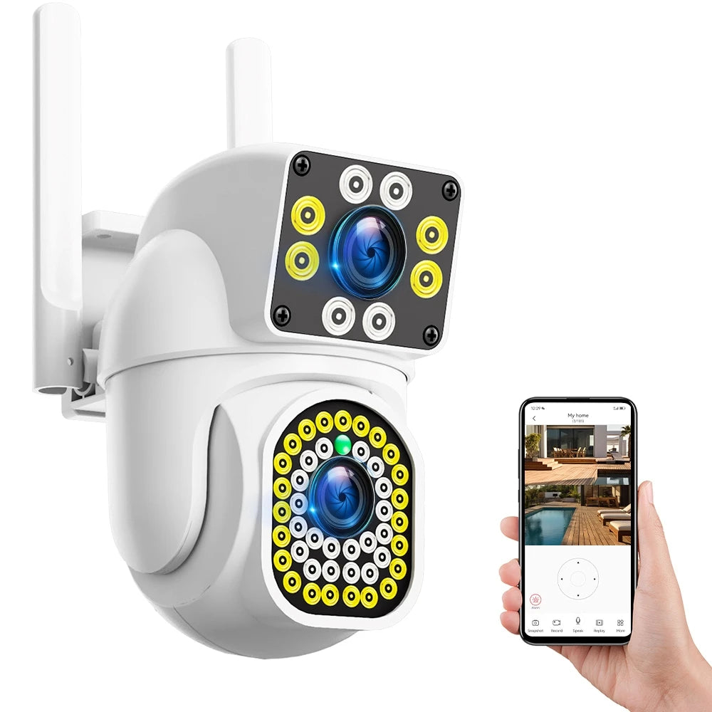 V380 Pro &ndash; 2MP Dual Lens IP66 Outdoor Security Camera Camera And 64G Card / AU Plug