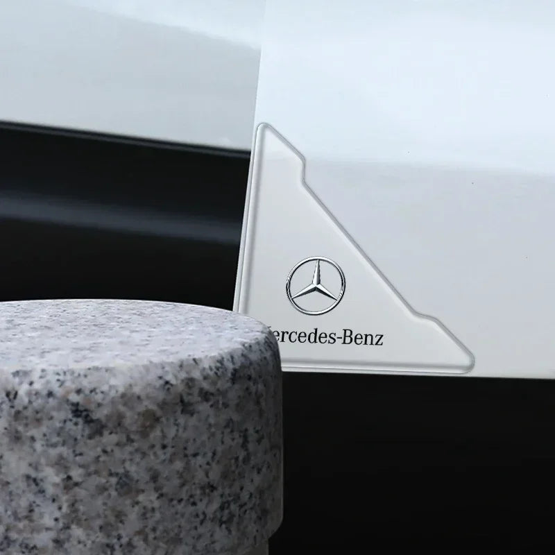 2Pcs Transparent Car Door Corner Protection Sticker &ndash; Durable PVC Material