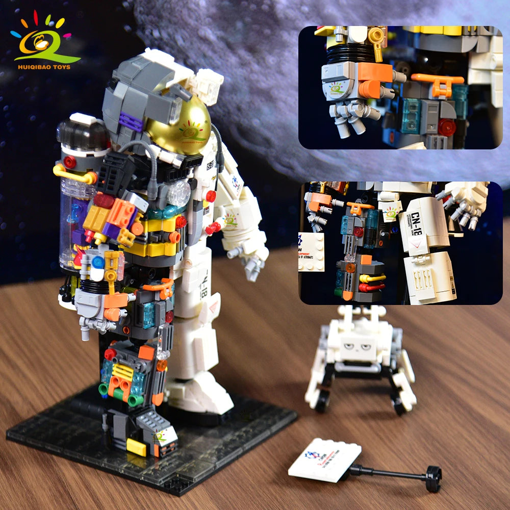 HUIQIBAO MOC Space Astronaut Figures &ndash; Lego Compatible