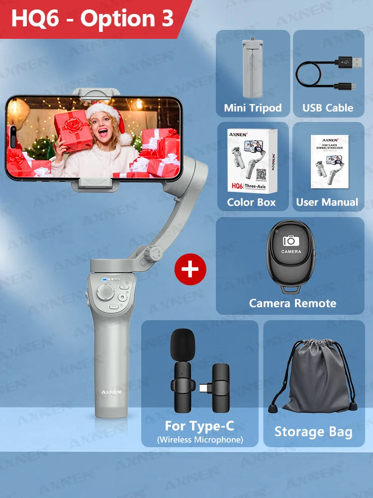 AXNEN HQ6 Gimbal &ndash; Smart Tracking and Stabilization AXNEN HQ6 Option3 / CHINA