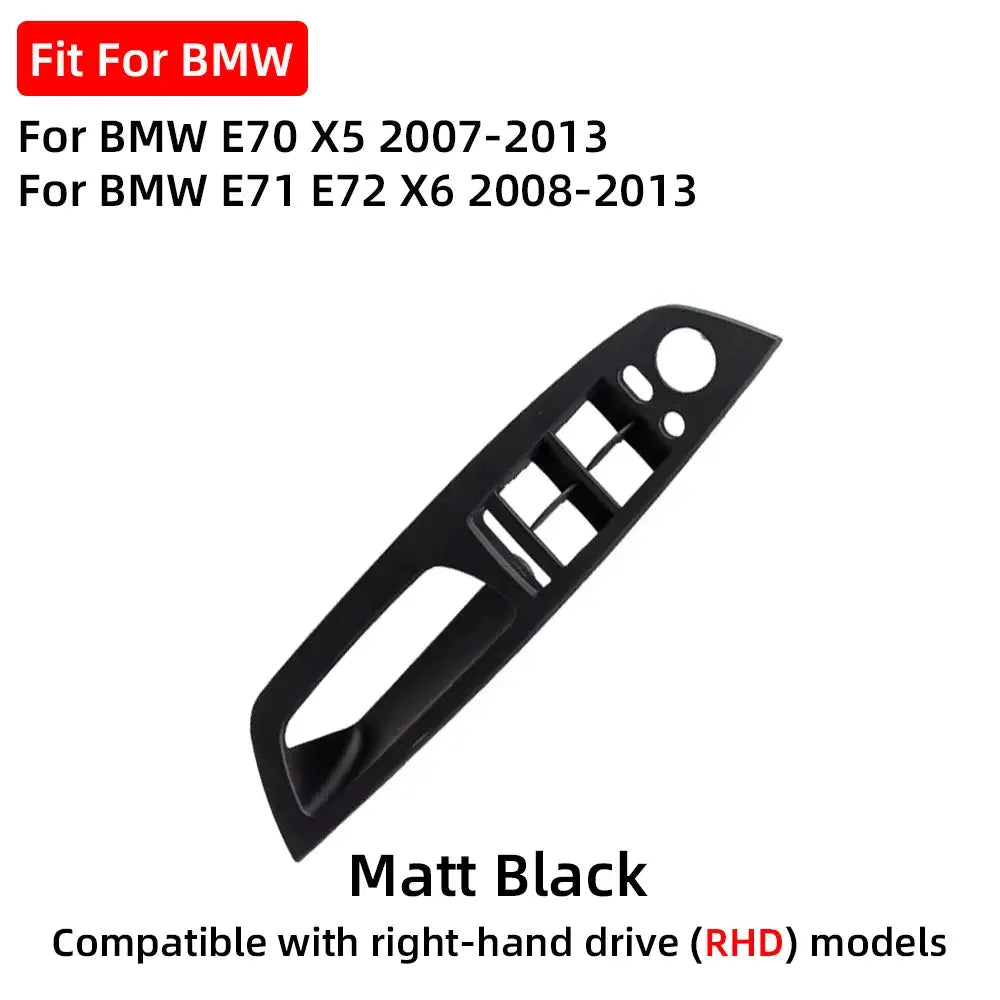 E70 E71 LHD RHD Car Interior Door Pull Handle Inner Armrest Panel Trim Cover Replacement For BMW X5 X6 E70 E71 E72 2007-2013 by InterCyprus Trading Ltd
