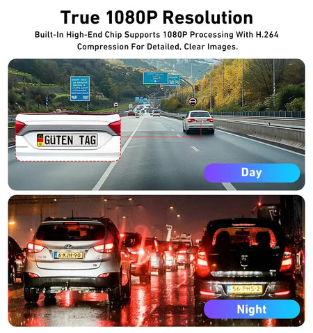 Full HD 1080P Dash Cam For Cars With Loop Recording And 128GB Support by InterCyprus Trading Ltd