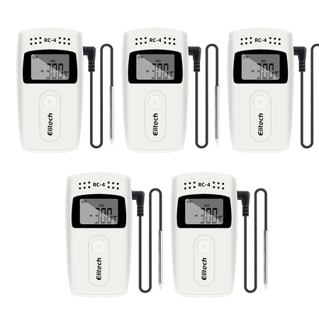 RC-4 Temperature Data Logger &ndash; 16000 Point USB Recorder 5 PCS