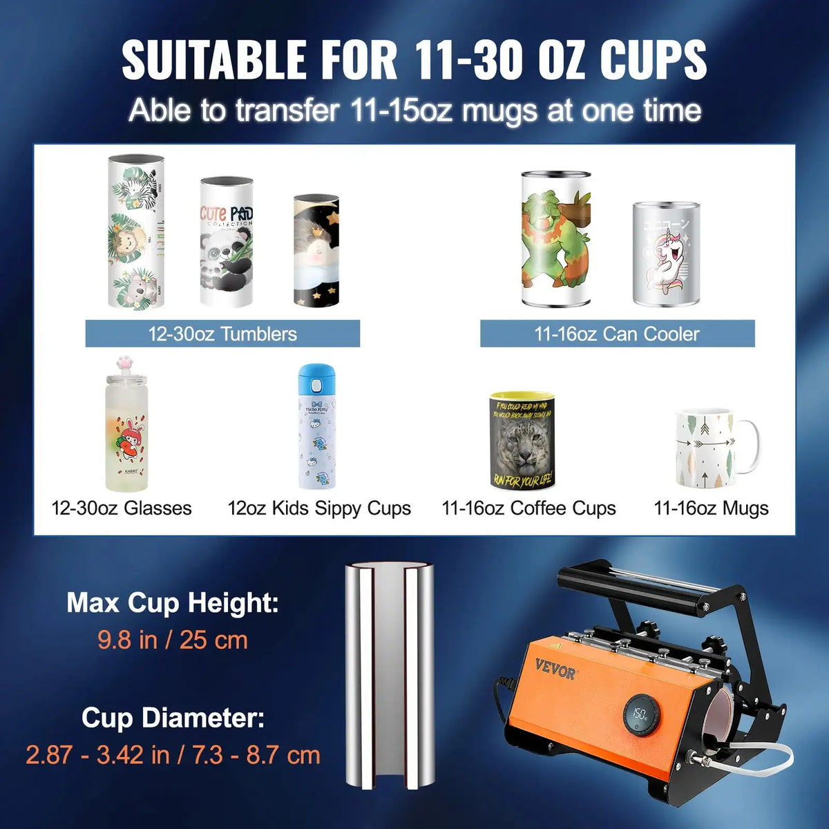 Sublimation Tumbler Heat Press 20oz 30oz Machine