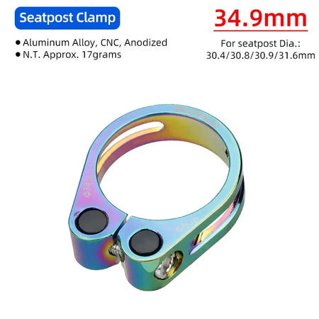Deemount SDP-001 &ndash; Durable Aluminum Seatpost Clamp Radiant 34.9mm 1pc / CHINA