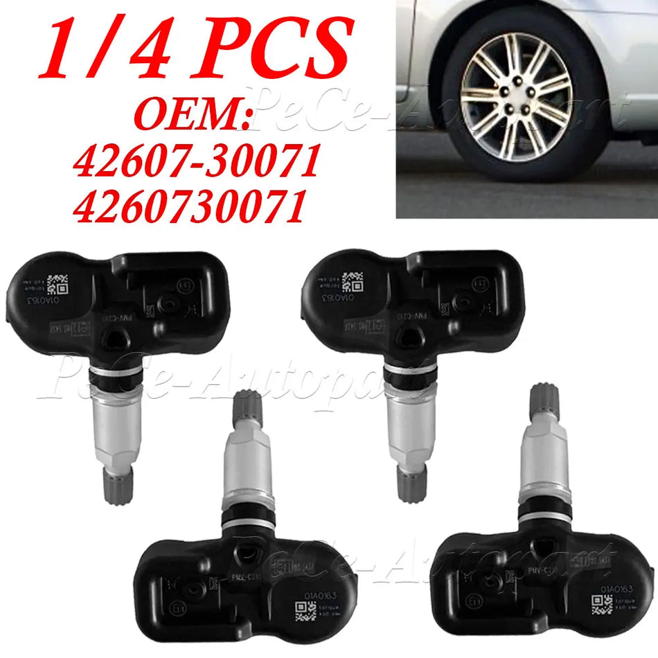 Αισθητήρας πίεσης ελαστικών TPMS 433MHz 42607-30071 για Toyota και Lexus