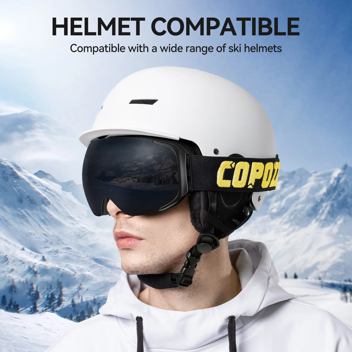 COPOZZ Magnetic Ski Goggles &ndash; UV400 Anti-Fog Protection