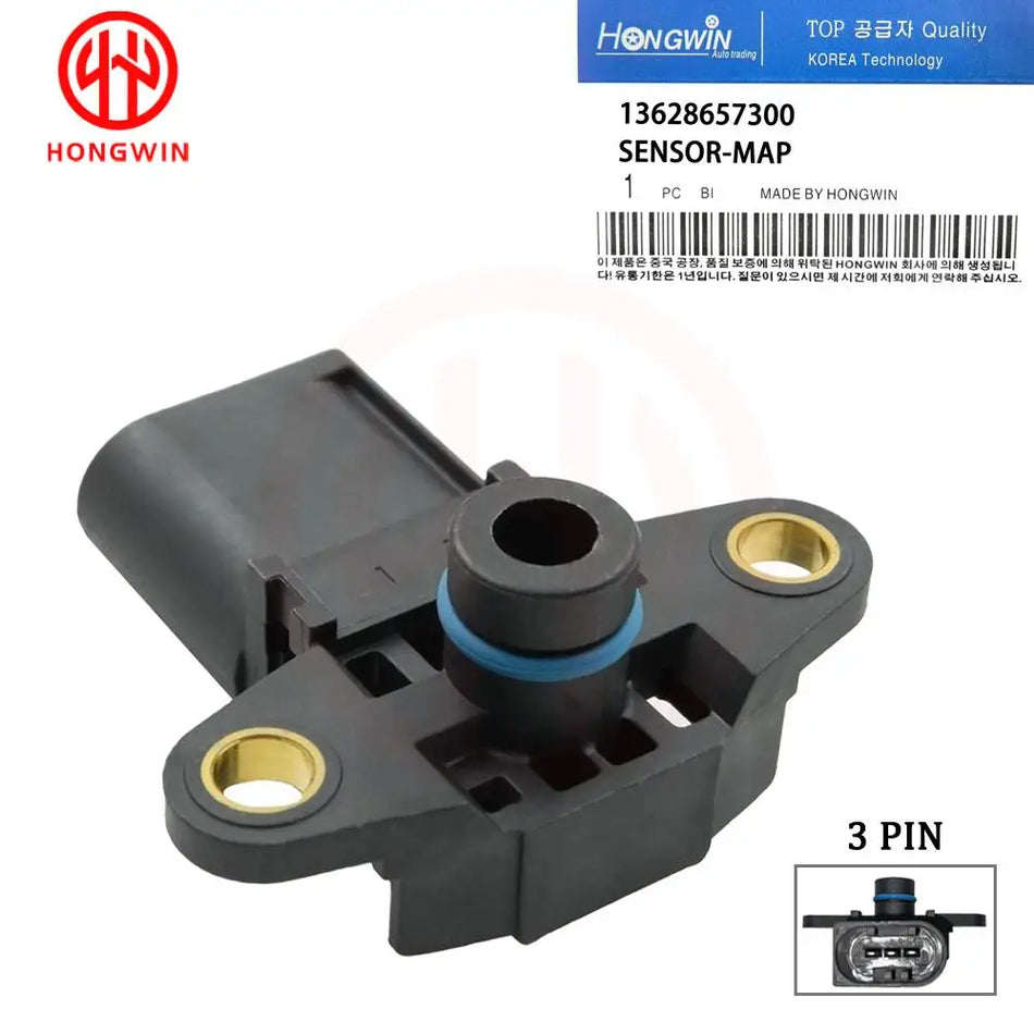 MAP-Sensor für BMW 525i 528i 530i 650i 750Li 325xi 128i 2,4L 3,0L 4,4L
