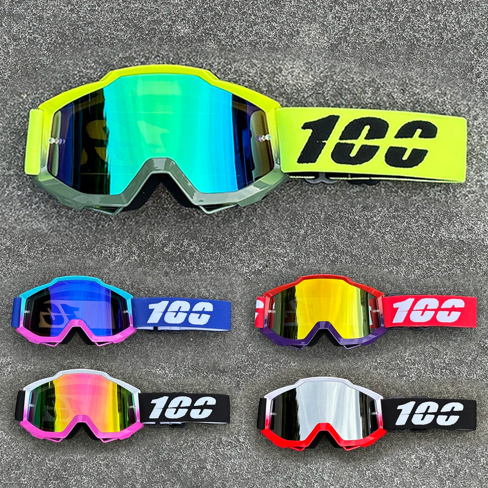 Moottoripyörälasit Motocross Offroad Tuulenpitävät Aurinkolasit