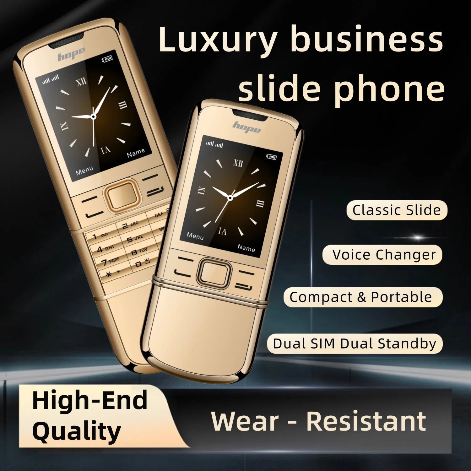 8800 Classic Slider Senior Phone &ndash; Big Button Convenience