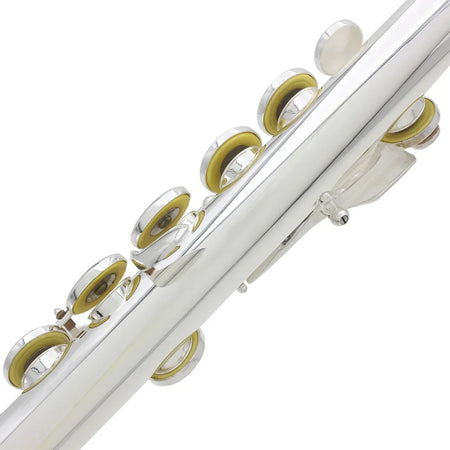 Slade 16 Holes Flute C Key Closed Silver - Silver Plated