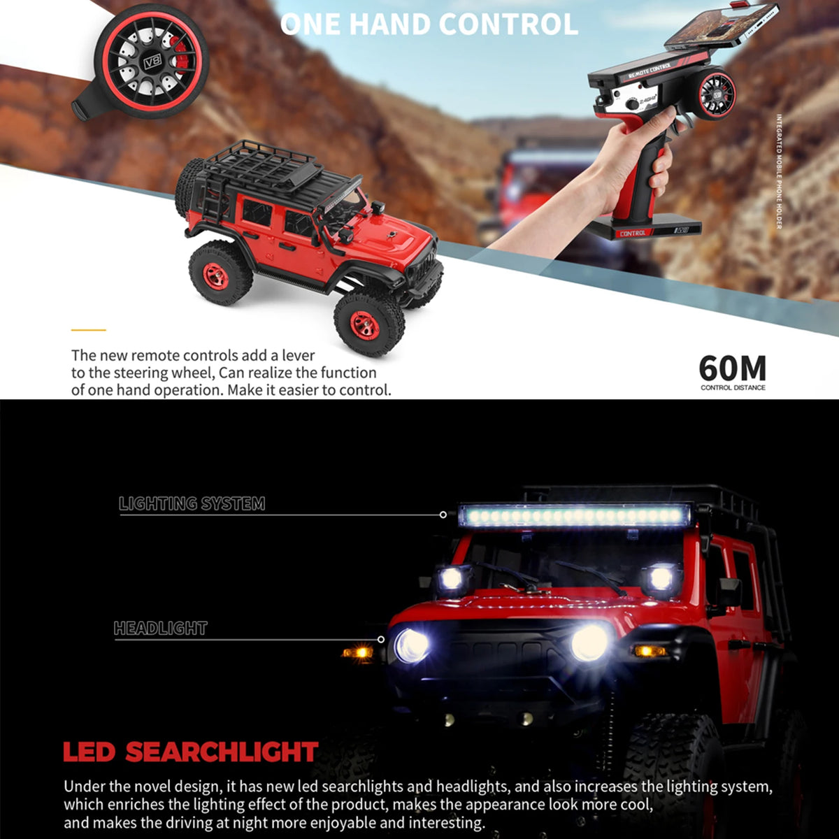 WLtoys 2428 1/24 RC Car 4WD Off-road &ndash; Electric Crawler