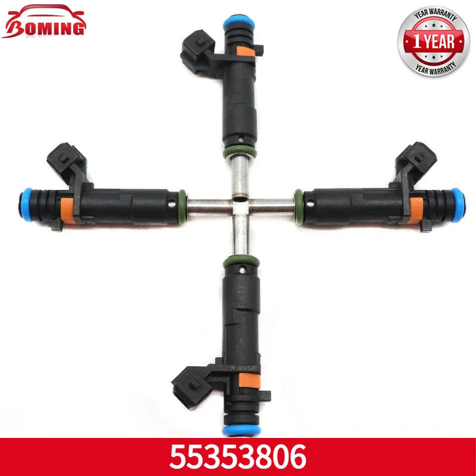 Inyectores de Combustible, 4 piezas para Chevrolet Trax, Cruze; Opel Astra J, Zafira-C A