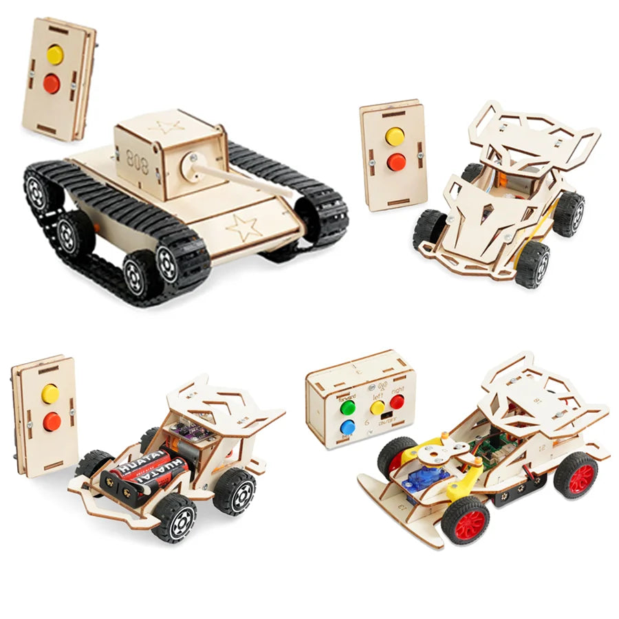 DIY dálkově ovládaný tank na ovládání fyziky STEM vzdělávací sada