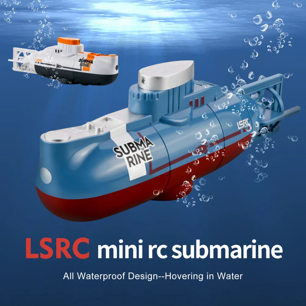 RC Boat Mini Remote Control Submarine &ndash; Waterproof Electric Diving Toy