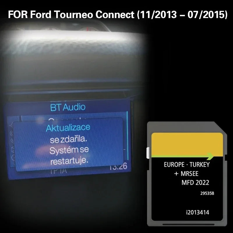 Ford Tourneo Connect Sat Nav SD Card &ndash; 8GB High Speed CHINA / Tourneo Connect