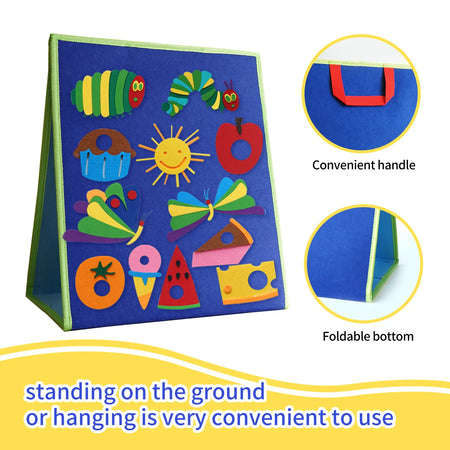 Foldable Felt Display Board &ndash; Sturdy Stand and Easy Hang