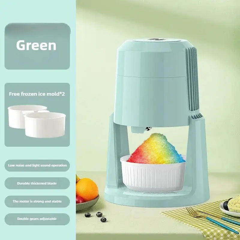 220V Small Household Ice Shaver With Two Speed Settings Green / EU