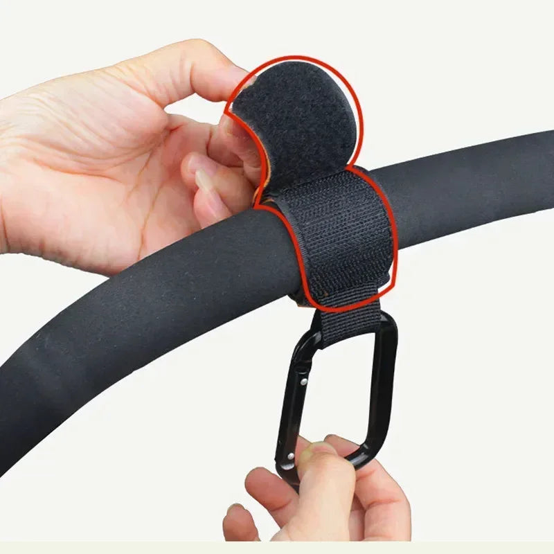 Baby Stroller Hooks &ndash; 360 Degree Rotatable Organizer