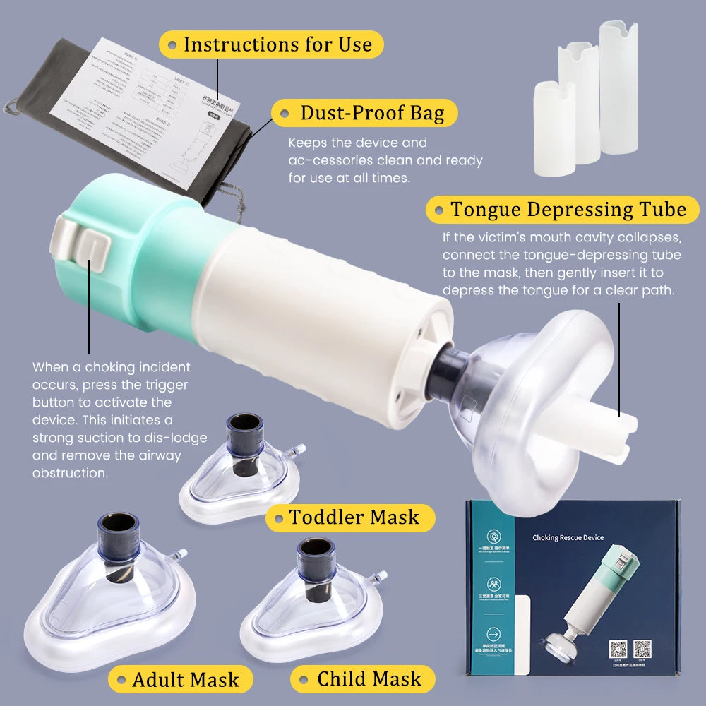 Portable Choking Rescue Device First Aid Kit &ndash; Auto CPR