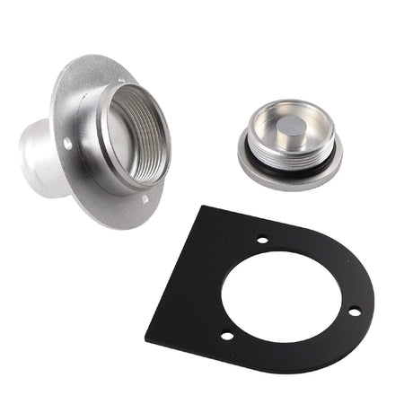 PIKBUK Fuel Tank Cap Assembly with Remote Filler Neck and Weld-On Steel Bracket for 2" Straight Hose 17-2530 by InterCyprus Trading Ltd