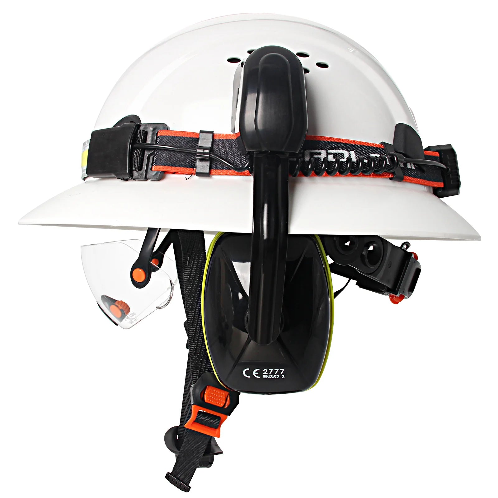 CE Full-Brim Safety Cap &ndash; All-In-One Industrial Helmet