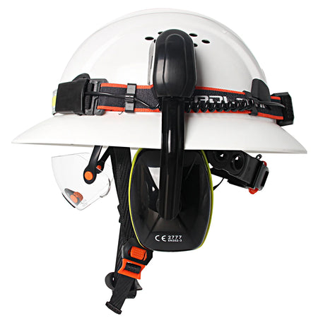 CE Full-Brim Safety Cap &ndash; All-In-One Industrial Helmet