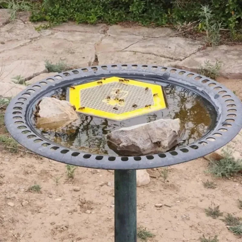 Floating Bee Island Waterer - Hexagonal Drinker Tray