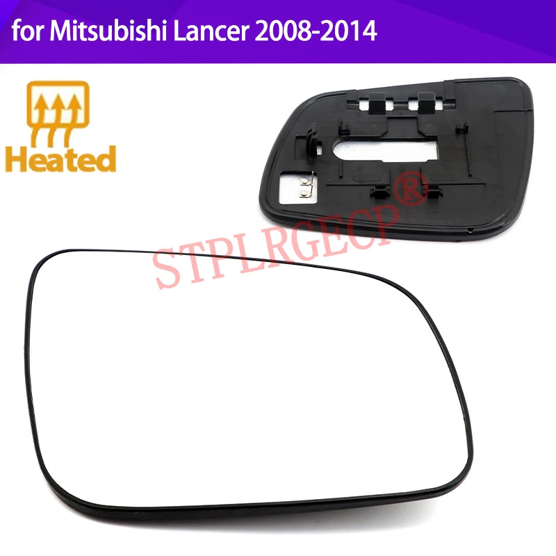 Cristal de Espejo Calentado para Mitsubishi Lancer 2008-2014 Izquierda/Derecha