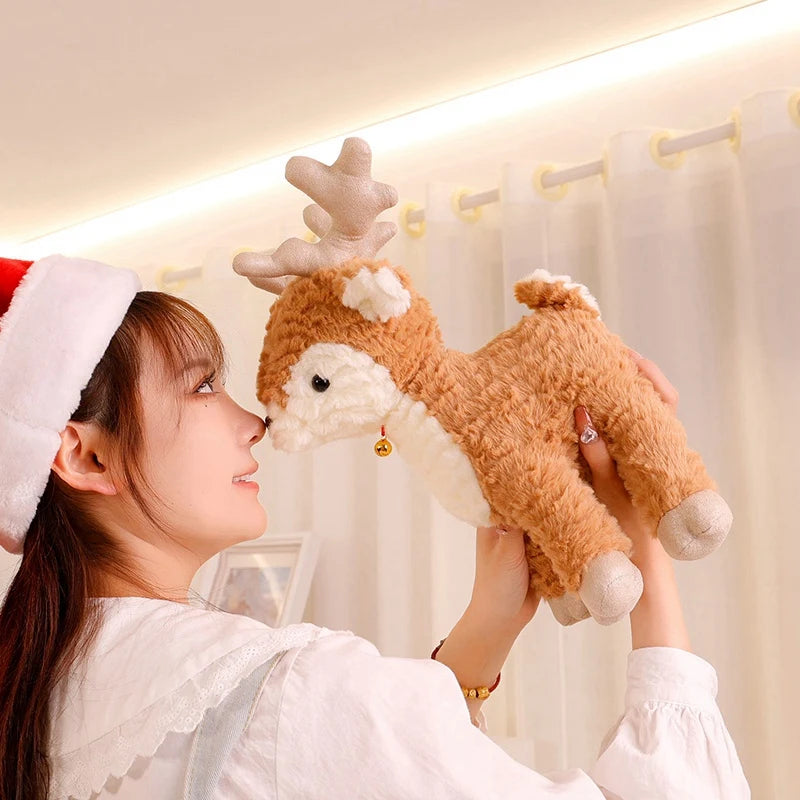 Kawaii Christmas Tree &amp; Elk Plush Dolls