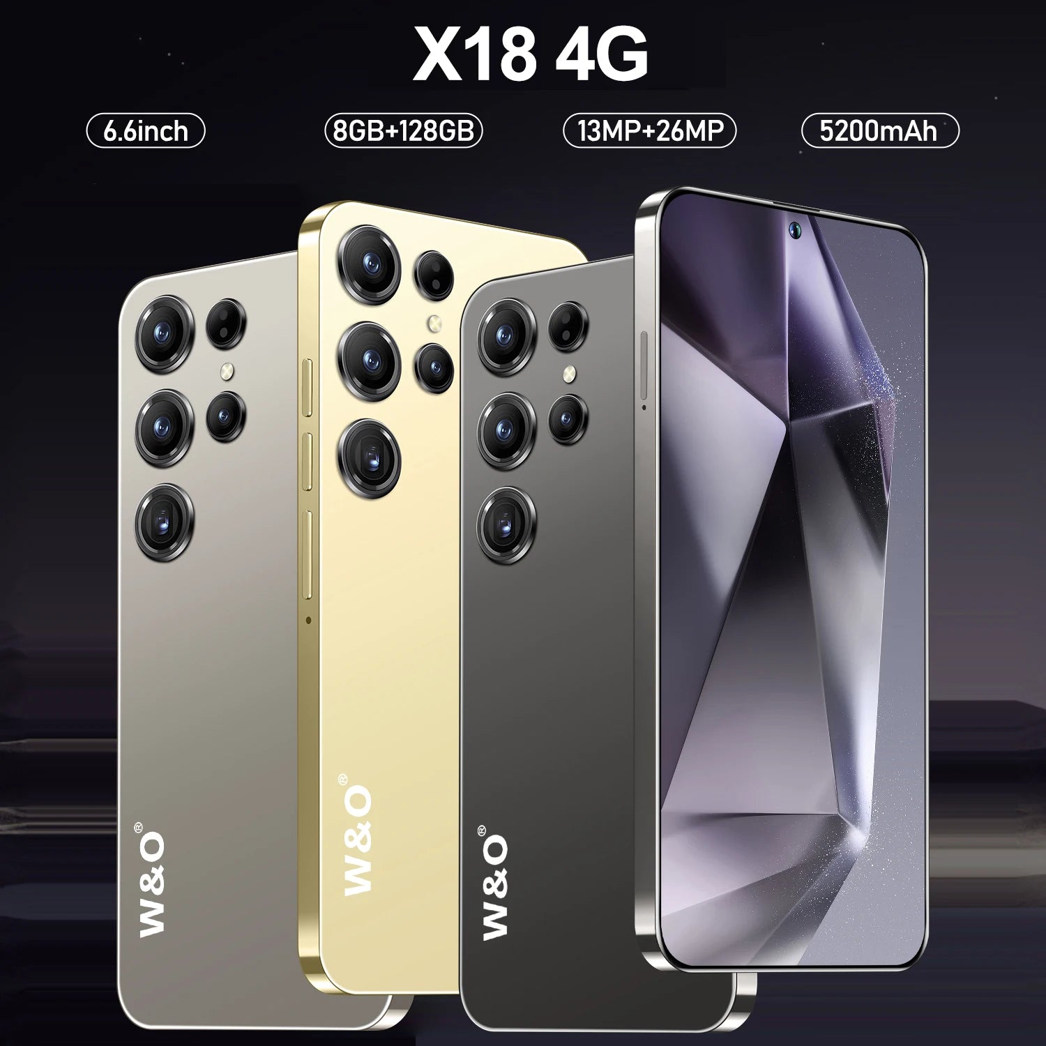 X18 Smartphone &ndash; Ultra Long Battery 5200mAh Power Pro