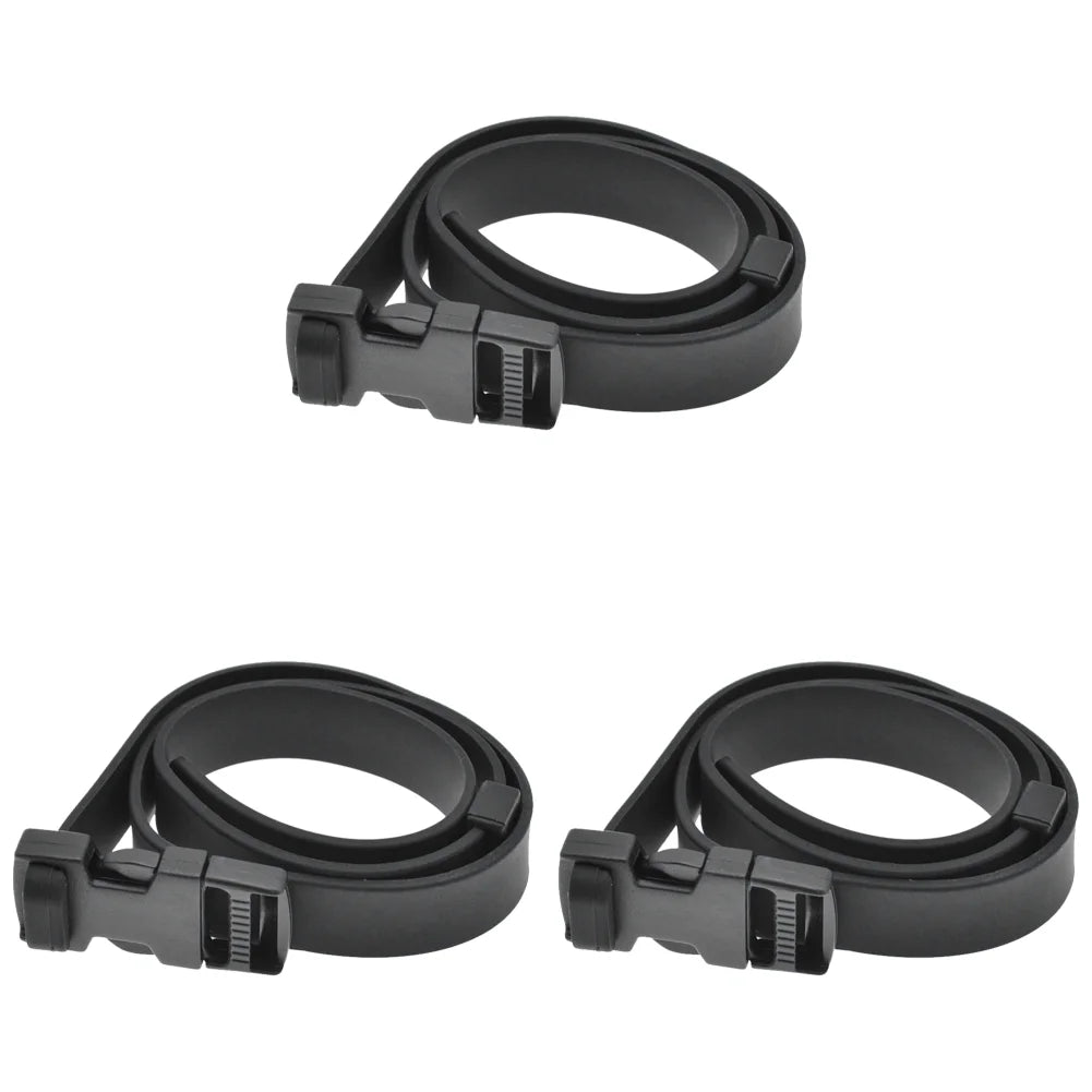 Thickened Rubber Knife Straps - Lightweight, Anti-Scratch, Quick Release Snorkeling Belts 3Pcs