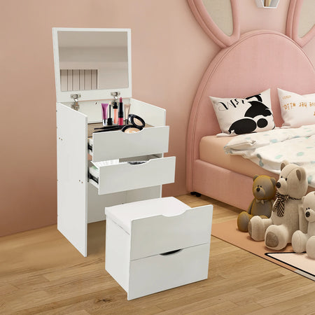 3 Drawers Vanity Desk &ndash; Freestanding Modern Makeup Table