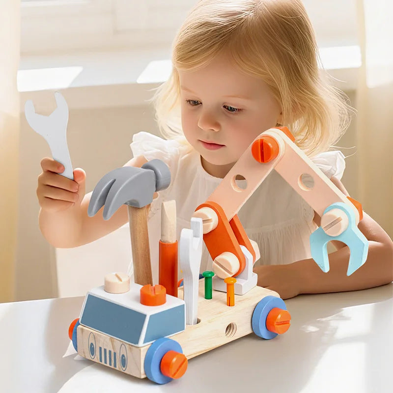 Nut Assembly Engineering Vehicle &ndash; Educational DIY Set