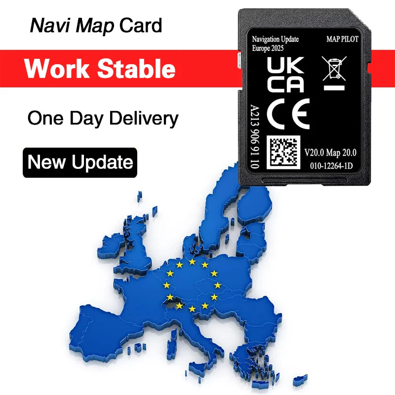 Mercedes Garmin SD Card Europe Maps V20 &ndash; Europe Map Update