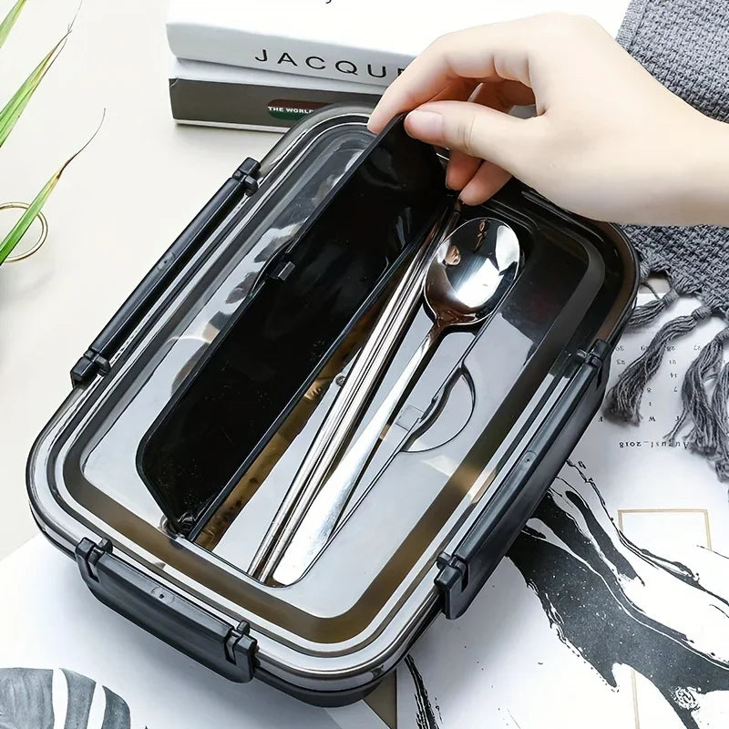 Easy Clean Bento Container - Leak Proof Stainless Steel