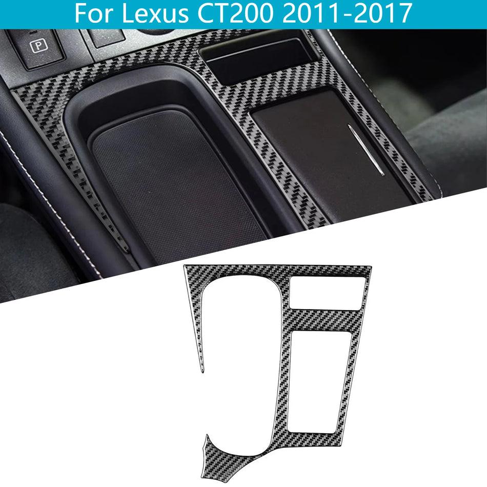 Moldura de fibra de carbono para consola central de Lexus CT200 2011-2017